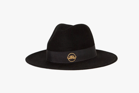 GIODORO | Alvossi Fedora Black Felt Hat