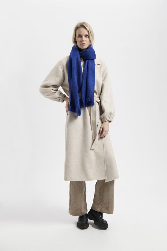 Alpaca Loca | Slim Scarf Cobalt Blue