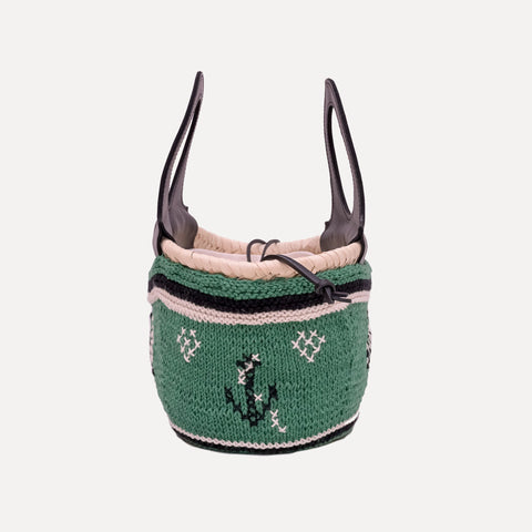 Entrudo | Koszyk Caxinas Mini zielony