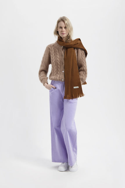 Alpaca Loca | Slim Scarf Camel