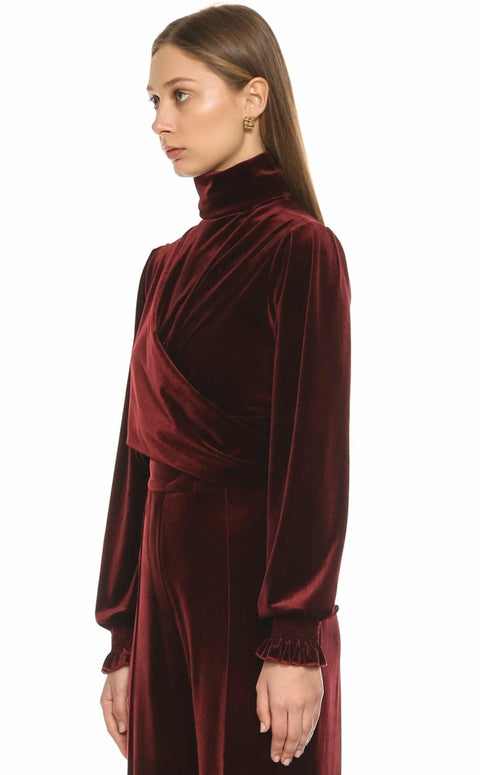 Nazli Ceren | Bluzka Melani bordowy