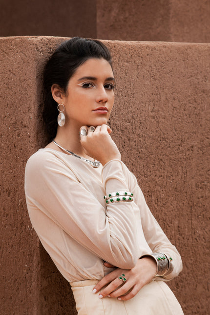 Yelli Jewels | Grey Tiara Choker