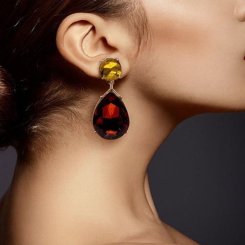 Michael Nash Jewelry | Kolczyki Marina z topazem