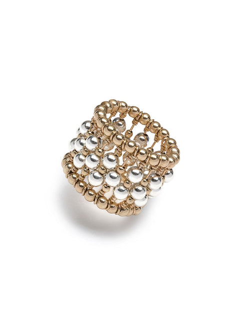 Pas de Marque | Gold-filled 925 sterling silver ring La Bague