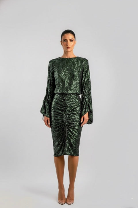 Anitabel | DRAWSTRING TOP WITH SHOULDER PAD