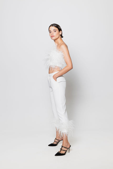 Five p.m. | Liquer Skinny Trousers White