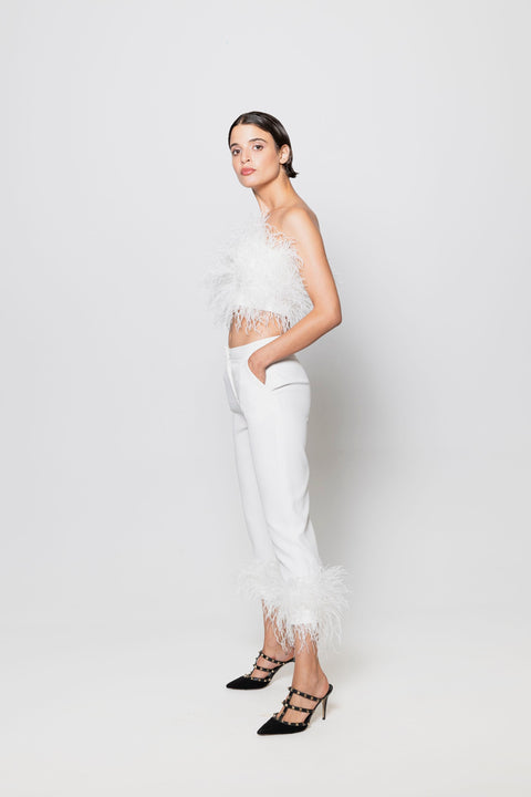 Five p.m. | Liquer Skinny Trousers White