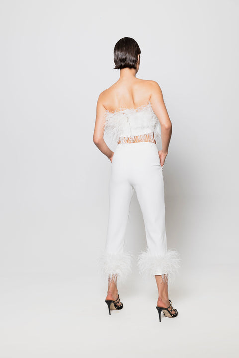 Five p.m. | Liquer Skinny Trousers White