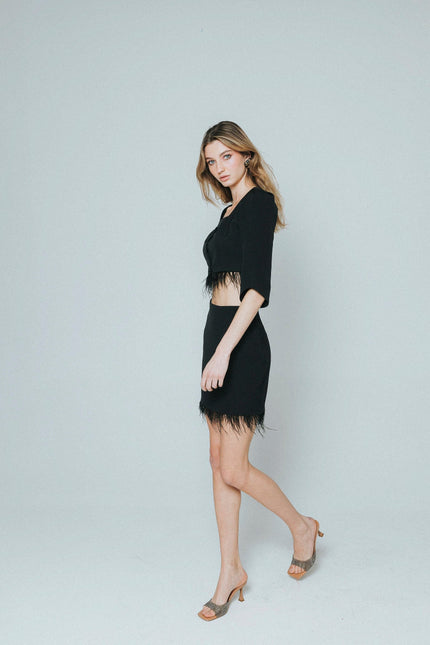 Five p.m. | Hibiscus Blazer & Skirt Set