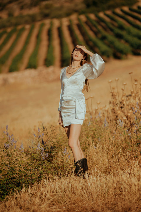 Five p.m. | Pinot Gris Mini Dress