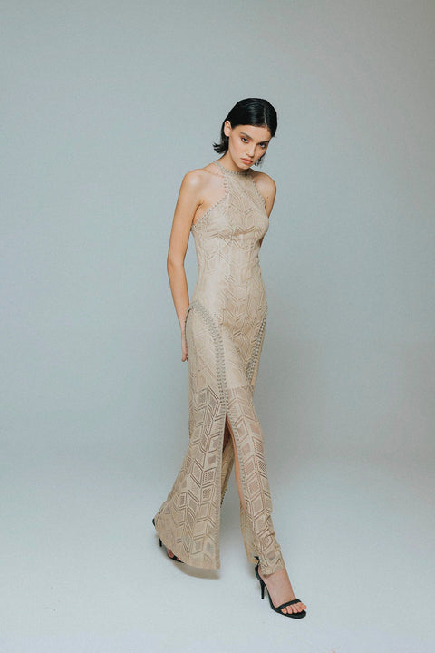 Five p.m. | Kalmia Maxi Dress Beige