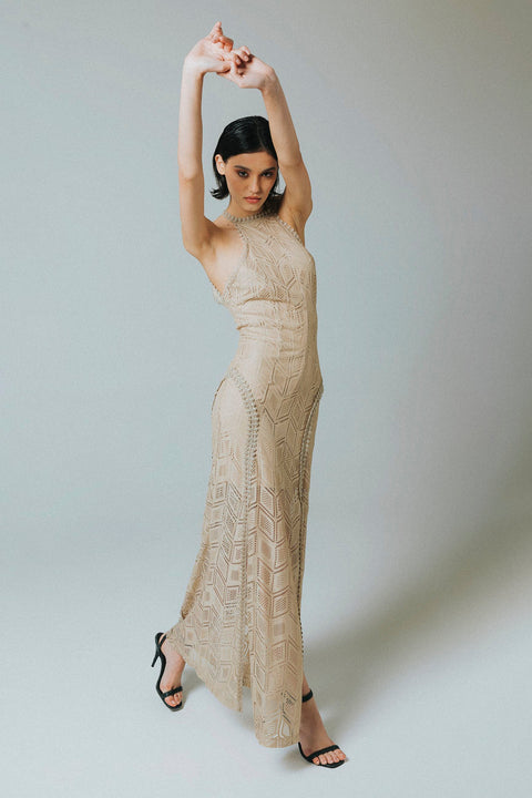 Five p.m. | Kalmia Maxi Dress Beige