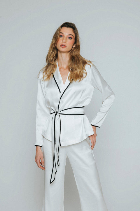 Five p.m. | Cyclamen Suit Set White