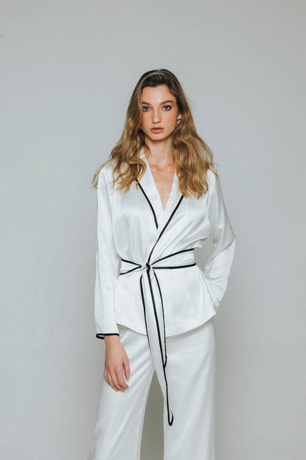 Five p.m. | Cyclamen Suit Set White