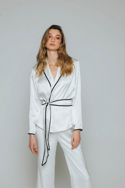 Five p.m. | Cyclamen Suit Set White