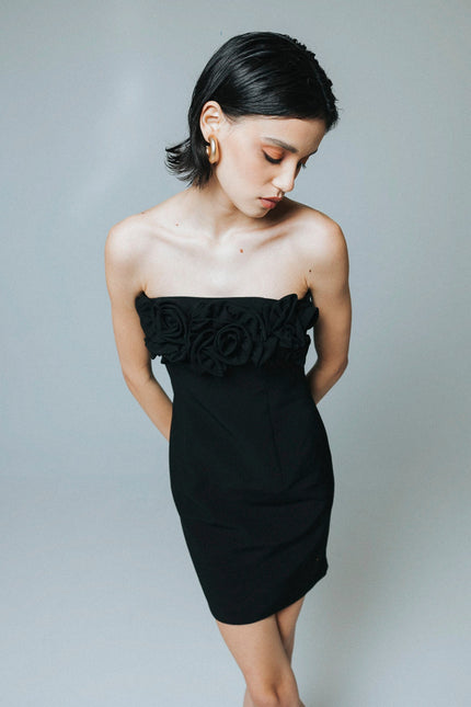 Five p.m. | Lotus Mini Dress Black
