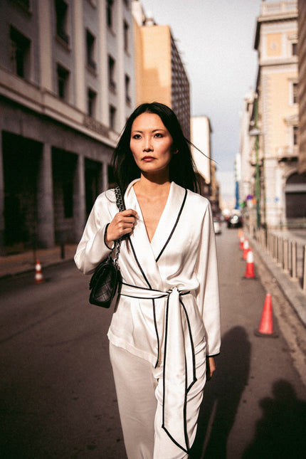 Five p.m. | Cyclamen Suit Set White