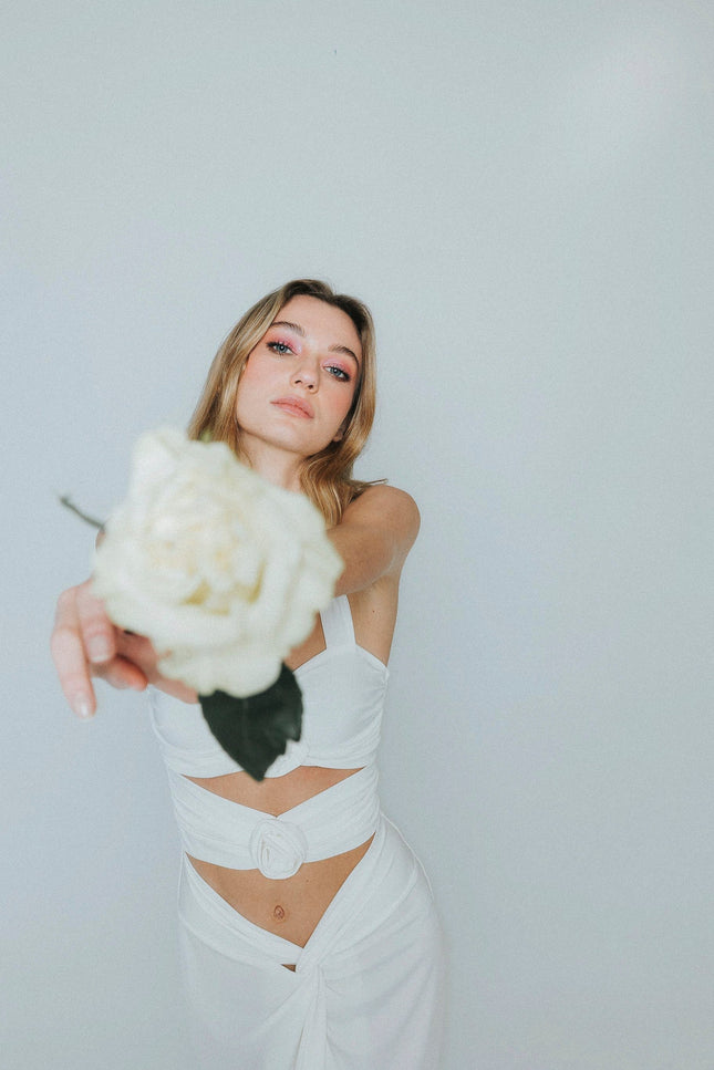 Five p.m. | Rose Midi Dress white