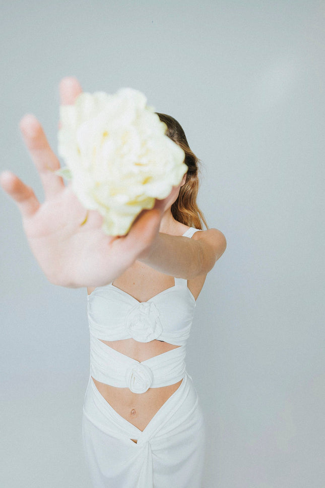 Five p.m. | Rose Midi Dress white