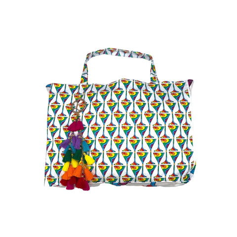 Julia Clancey I Martini podwójna Tote torba