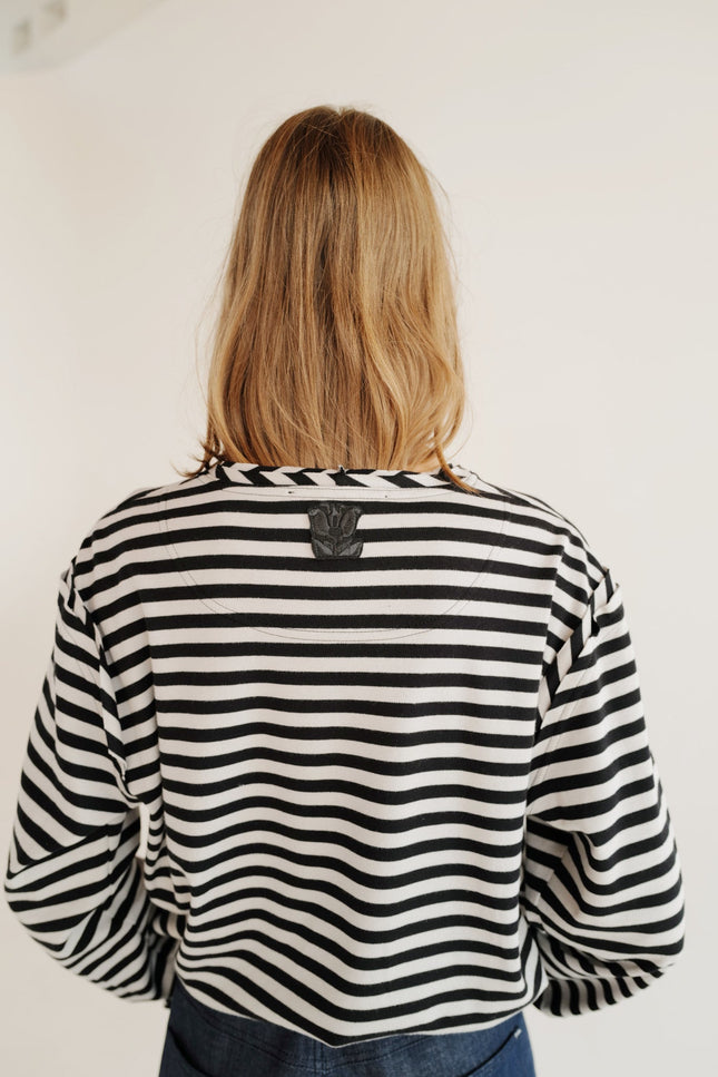 Striped Organic Cotton Long-sleeve NICA