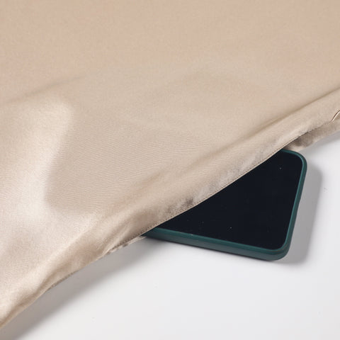 Soft Strokes Silk | Pasithea Beige Kimono Robe