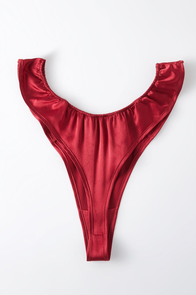 Soft Strokes Silk | Ruby Float T-String Panties
