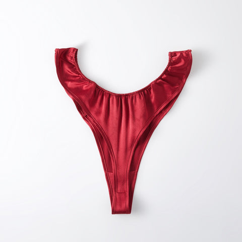 Soft Strokes Silk | Ruby Float T-String Panties