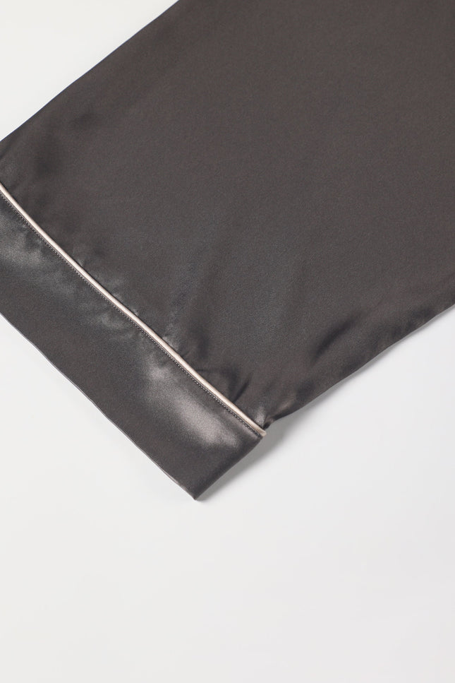 Soft Strokes Silk | Pasithea Grey Kimono Robe
