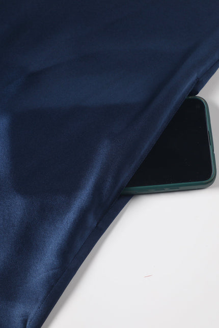 Soft Strokes Silk | Pasithea Navy Kimono Robe