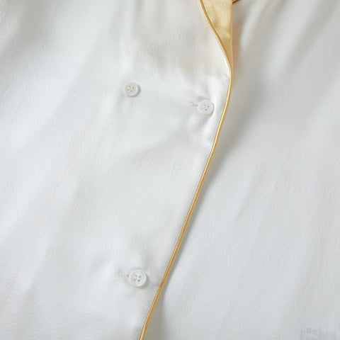 Soft Strokes Silk | Daffodils Long Sleeve Pyjamas Set