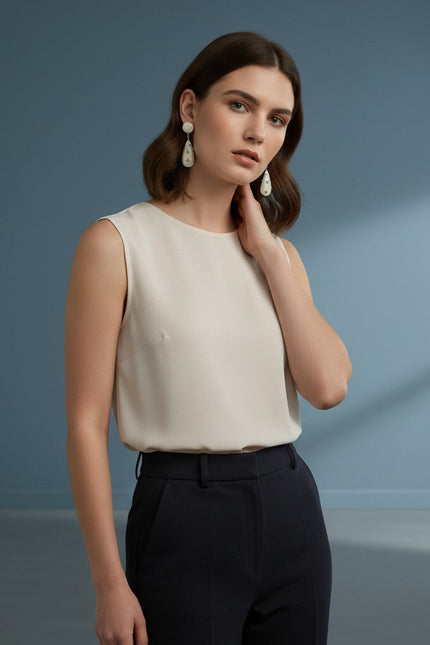 Kathryn Ivory And Turquoise Drop Polka Dot Earrings