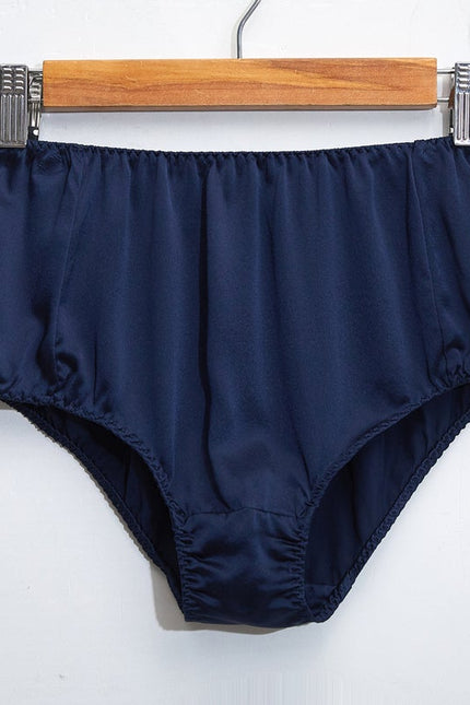 Soft Strokes Silk | Navy Float French Cut Panties