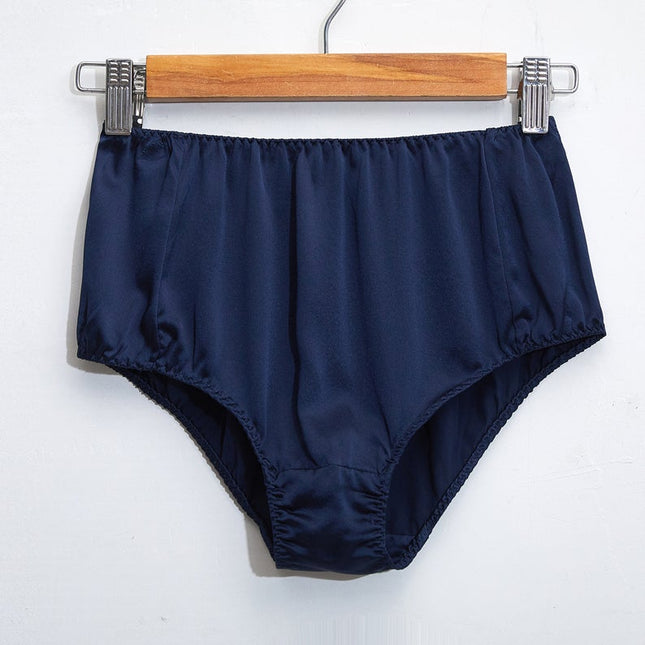 Soft Strokes Silk | Navy Float French Cut Panties