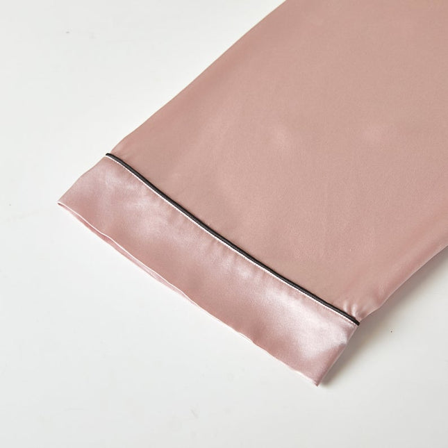 Soft Strokes Silk | Pasithea Baby Pink Kimono Robe
