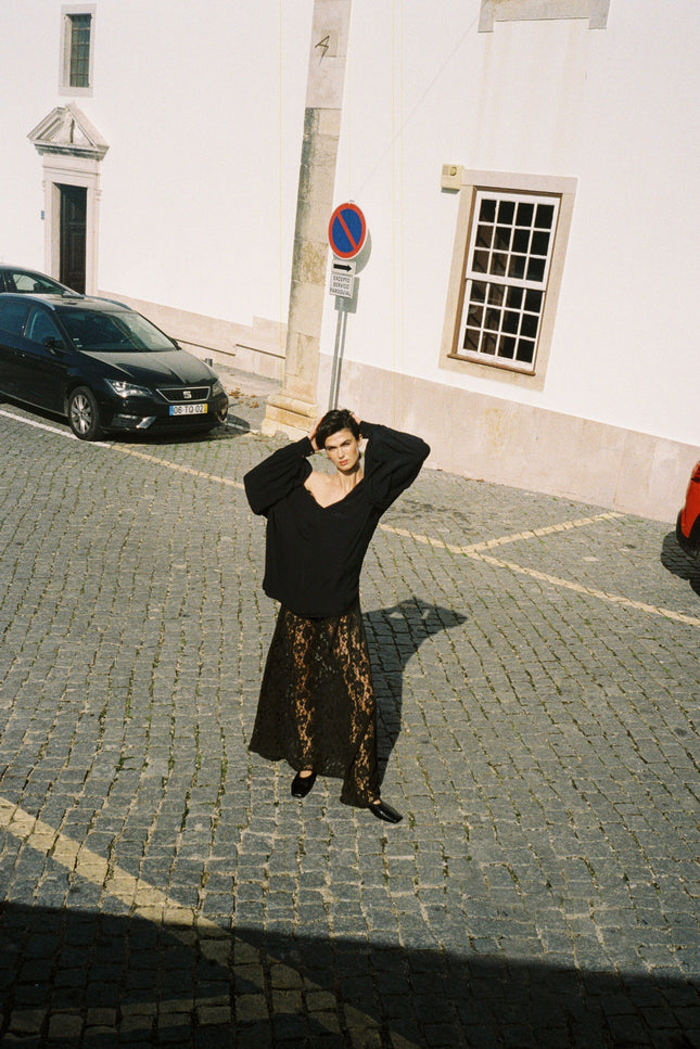 A Perfect Nomad | Lace Slip Skirt