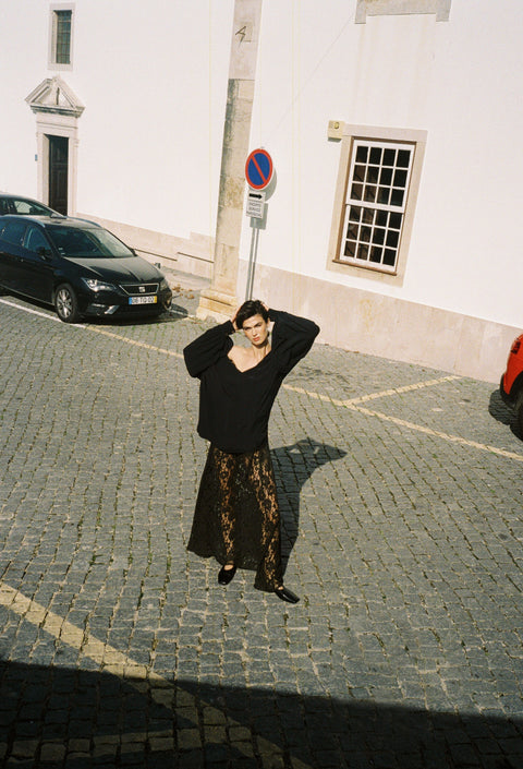 A Perfect Nomad | Lace Slip Skirt