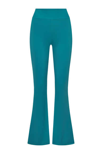 Kalani sunwear I Miami Sculpt UV Flare Leggings Teal