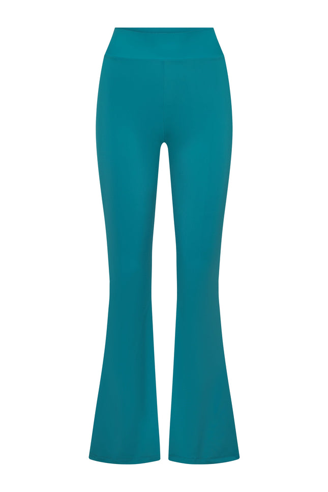 Kalani sunwear I Miami Sculpt UV Flare Leggings Teal