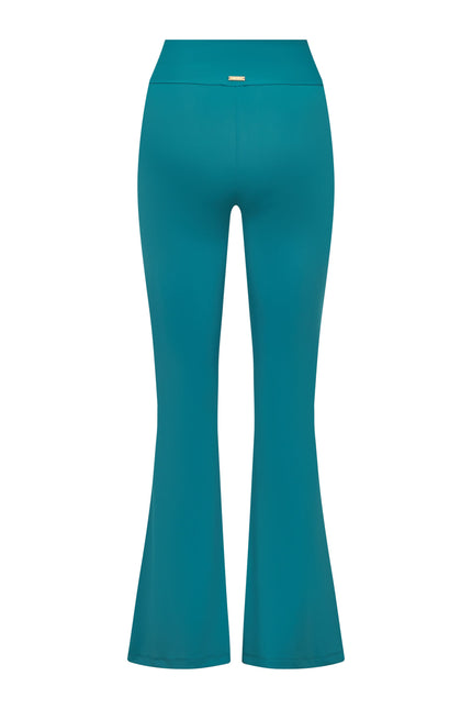 Kalani sunwear I Miami Sculpt UV Flare Leggings Teal