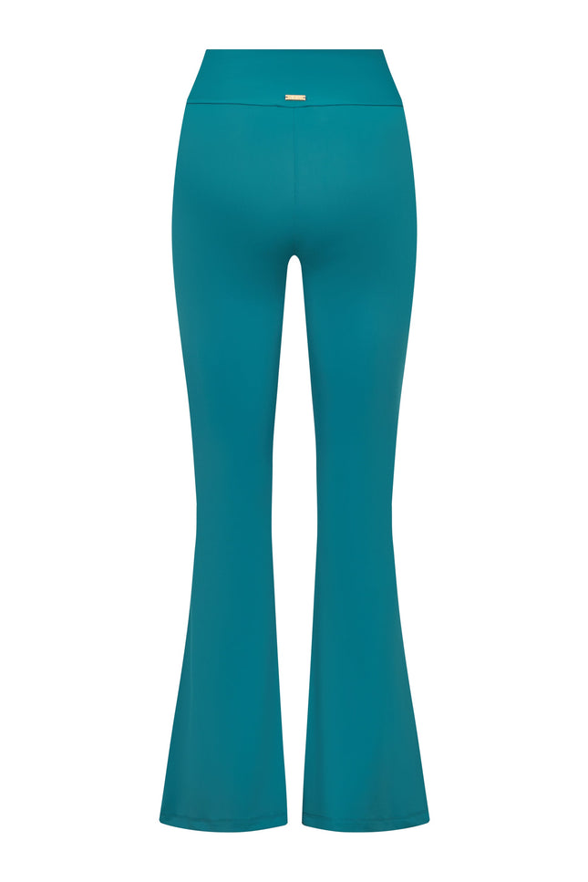 Kalani sunwear I Miami Sculpt UV Flare Leggings Teal