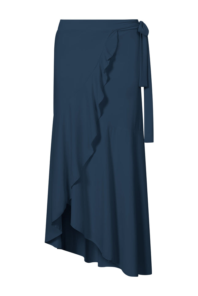 Kalani sunwear I Rio UV Wrap Skirt Navy