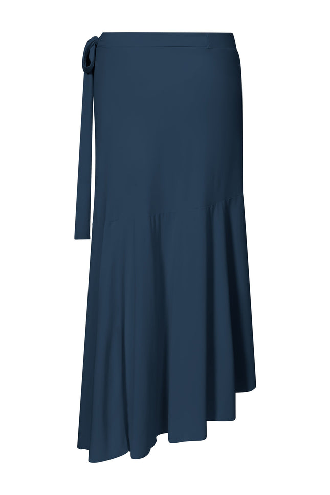 Kalani sunwear I Rio UV Wrap Skirt Navy