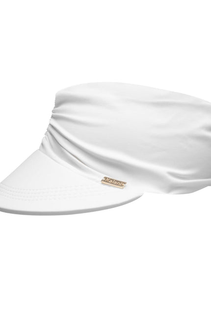 Kalani sunwear I Capri Reversible UV Visor White/Nude