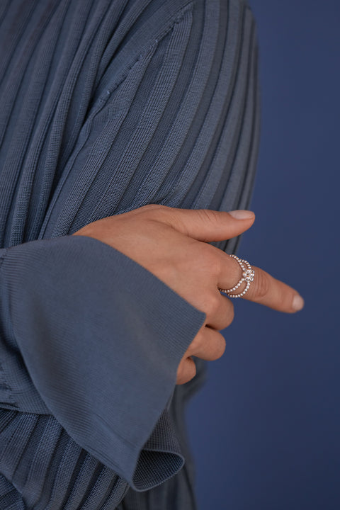 Pas de Marque | Pierścionek ze srebra próby 925 Pas Le Cube