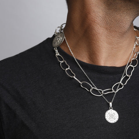 Yelli Jewels | Amazing Double Rosettes Pendant Necklace