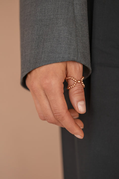 Pas de Marque | Rose gold-filled ring H