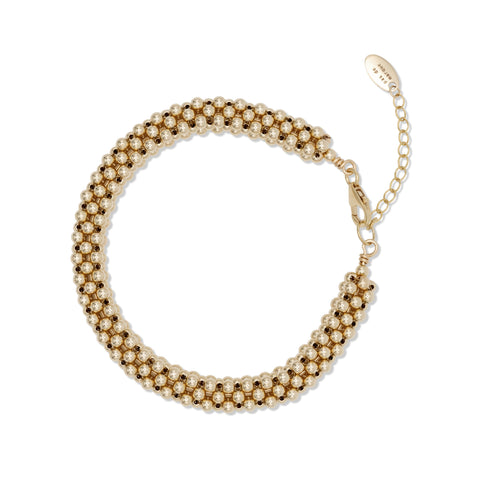 Pas de Marque | Bransoletka wypełniona złotem Le Collier