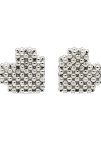 Pas de Marque | 925 sterling silver earrings Cœur Soufflé