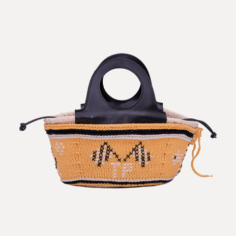 Entrudo | Koszyk Caxinas Mini żółty